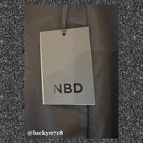 NBD NWT Kate Mini Dress in Black Sz S - Picture 6 of 7